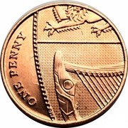 UK One Penny Lucky Silver 2015 KM# 1339 ONE PENNY coin reverse UK One Penny Lucky Silver 2015 KM# 1339 ONE PENNY coin reverse