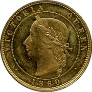 UK One Penny Victoria Queen Joseph Moore Pattern 1860 VICTORIA QUEEN 1860 coin obverse UK One Penny Victoria Queen Joseph Moore Pattern 1860 VICTORIA QUEEN 1860 coin obverse