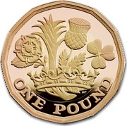 UK One Pound Nations of the Crown 2017 ONE POUND DP coin reverse UK One Pound Nations of the Crown 2017 ONE POUND DP coin reverse