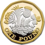 UK One Pound Nations of the Crown 2017 ONE POUND DP coin reverse UK One Pound Nations of the Crown 2017 ONE POUND DP coin reverse