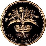 UK One Pound Scottish Thistle 2008 ONE POUND coin reverse UK One Pound Scottish Thistle 2008 ONE POUND coin reverse