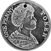 New Zealand One Penny (1857) KM# Tn72 Trade Tokens ONE PENNY TOKEN coin reverse New Zealand One Penny (1857) KM# Tn72 Trade Tokens ONE PENNY TOKEN coin reverse