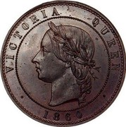 UK Penny Joseph Moore Pattern 1860 VICTORIA QUEEN 1860 coin obverse UK Penny Joseph Moore Pattern 1860 VICTORIA QUEEN 1860 coin obverse
