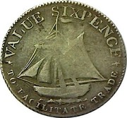 UK Sixpence Hampshire - To Facilitate Trade 1811  VALUE SIXPENCE TO FACILITATE TRADE coin reverse UK Sixpence Hampshire - To Facilitate Trade 1811  VALUE SIXPENCE TO FACILITATE TRADE coin reverse
