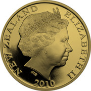 New Zealand Ten Dollars Icons of New Zealand - Kiwi 2010 (m) Proof KM# 332 NEW ZEALAND ELIZABETH II 2010 IRB coin obverse New Zealand Ten Dollars Icons of New Zealand - Kiwi 2010 (m) Proof KM# 332 NEW ZEALAND ELIZABETH II 2010 IRB coin obverse