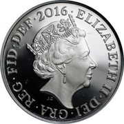 UK Ten Pence (Royal Arms Shield Puzzle) KM# 1335a 2016 ELIZABETH II DEI GRA REG FID DEF J.C coin obverse UK Ten Pence (Royal Arms Shield Puzzle) KM# 1335a 2016 ELIZABETH II DEI GRA REG FID DEF J.C coin obverse