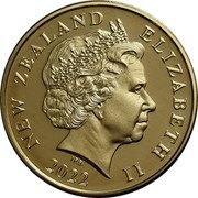 New Zealand Two Dollars Heron 2022 KM# 121 ELIZABETH II NEW ZEALAND 2001 IRB coin obverse New Zealand Two Dollars Heron 2022 KM# 121 ELIZABETH II NEW ZEALAND 2001 IRB coin obverse