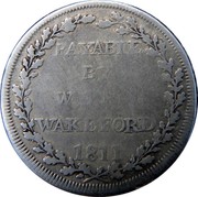 UK XII Pence Hampshire - Andover / Wakeford's 1811  PAYABLE BY W. S. & I. WAKEFORD 1811 coin reverse UK XII Pence Hampshire - Andover / Wakeford's 1811  PAYABLE BY W. S. & I. WAKEFORD 1811 coin reverse