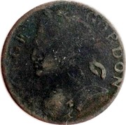 UK 1/2 Penny George Gordon - Bater Sea 1779  GEORGE GORDON coin obverse UK 1/2 Penny George Gordon - Bater Sea 1779  GEORGE GORDON coin obverse