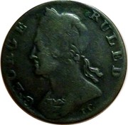UK 1/2 Penny George Ruled - Britains Isles 1721 Definitely minted after 1721 hence "ruled" GEORGE RULED IC coin obverse UK 1/2 Penny George Ruled - Britains Isles 1721 Definitely minted after 1721 hence "ruled" GEORGE RULED IC coin obverse