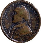 UK 1/2 Penny Georgivs Washington - North Wales ND (1792-1795)  GEORGEIVS WASHINGTON coin obverse UK 1/2 Penny Georgivs Washington - North Wales ND (1792-1795)  GEORGEIVS WASHINGTON coin obverse
