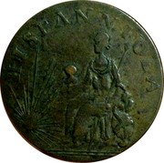 UK 1/2 Penny Hispannniola - Tvrcvpellerivs ND (1793-1795)  HISPANNIOLA coin reverse UK 1/2 Penny Hispannniola - Tvrcvpellerivs ND (1793-1795)  HISPANNIOLA coin reverse