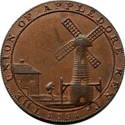 UK 1/2 Penny (Kent - Appledore) THE UNION OF APPLEDORE KENT ∙ 1794 coin obverse UK 1/2 Penny (Kent - Appledore) THE UNION OF APPLEDORE KENT ∙ 1794 coin obverse