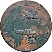 UK 1/2 Penny Lancashire - Rochdale / Weaver & Dove ND (1792)  PEACE AND PLENTY. coin reverse UK 1/2 Penny Lancashire - Rochdale / Weaver & Dove ND (1792)  PEACE AND PLENTY. coin reverse