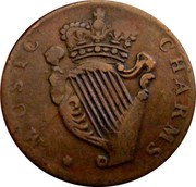 UK 1/2 Penny Louis the Sixteenth - Music Charms ND (1760-1797)  MUSIC CHARMS coin reverse UK 1/2 Penny Louis the Sixteenth - Music Charms ND (1760-1797)  MUSIC CHARMS coin reverse