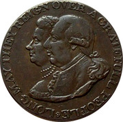 UK 1/2 Penny (Warwickshire - Birmingham / Lutwyche's) LONG MAY THEY REIGN OF A GRATEFULL PEOPLE * coin reverse UK 1/2 Penny (Warwickshire - Birmingham / Lutwyche's) LONG MAY THEY REIGN OF A GRATEFULL PEOPLE * coin reverse