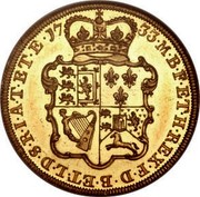 UK 2 Guineas George II Pattern 1733 KM# Pn37 M∙B∙F∙ET∙H∙REX∙F∙D∙B∙ET∙L∙D∙S∙R∙I∙A∙T∙ET∙E∙17 33∙ coin reverse UK 2 Guineas George II Pattern 1733 KM# Pn37 M∙B∙F∙ET∙H∙REX∙F∙D∙B∙ET∙L∙D∙S∙R∙I∙A∙T∙ET∙E∙17 33∙ coin reverse
