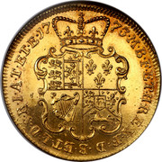 UK 2 Guineas George III Pattern 1773 KM# Pn51 17 73 M B F E T H R E X F D B ET L D S E I A T ET E coin reverse UK 2 Guineas George III Pattern 1773 KM# Pn51 17 73 M B F E T H R E X F D B ET L D S E I A T ET E coin reverse