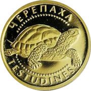 Ukraine 2 Hryvni Turtle 2009 KM# 535 ЧЕРЕПАХА TESTUDINES coin reverse Ukraine 2 Hryvni Turtle 2009 KM# 535 ЧЕРЕПАХА TESTUDINES coin reverse