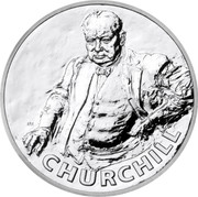 UK 25 Pounds 50th Anniversary of the death of Sir Winston Churchill 2015 Proof CHURCHILL EM coin reverse UK 25 Pounds 50th Anniversary of the death of Sir Winston Churchill 2015 Proof CHURCHILL EM coin reverse