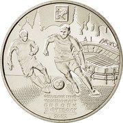 Ukraine 5 Hryven UEFA Euro 2012 Final Tournament Kharkiv City 2011 KM# 650 ФІНАЛЬНИЙ ТУРНІР ЧЕМПІОНАТУ ЄВРОПИ З ФУТБОЛУ 2012 coin reverse Ukraine 5 Hryven UEFA Euro 2012 Final Tournament Kharkiv City 2011 KM# 650 ФІНАЛЬНИЙ ТУРНІР ЧЕМПІОНАТУ ЄВРОПИ З ФУТБОЛУ 2012 coin reverse