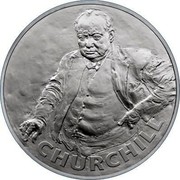 UK 500 Pounds 50th Anniversary of the Death of Sir Winston Churchill 2015 Proof KM# 1360 CHURCHILL coin reverse UK 500 Pounds 50th Anniversary of the Death of Sir Winston Churchill 2015 Proof KM# 1360 CHURCHILL coin reverse