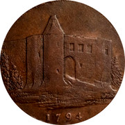 UK Halfpenny Essex - Colchester 1794  1794 coin obverse UK Halfpenny Essex - Colchester 1794  1794 coin obverse