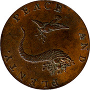 UK Halfpenny Hampshire - Peace and Plenty 1793  PEACE AND PLENTY. coin reverse UK Halfpenny Hampshire - Peace and Plenty 1793  PEACE AND PLENTY. coin reverse