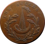 UK Halfpenny (Kent - Romney / John Sawyer) THE SUCCESS coin reverse UK Halfpenny (Kent - Romney / John Sawyer) THE SUCCESS coin reverse