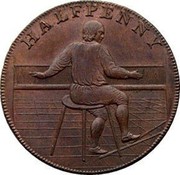 UK Halfpenny (Rochdale / J. Kershaw) HALFPENNY coin reverse UK Halfpenny (Rochdale / J. Kershaw) HALFPENNY coin reverse