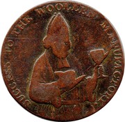 UK Halfpenny (Yorkshire - Leeds / Paley's) SUCCESS TO THE WOOLLEN MANUFACTORY. coin obverse UK Halfpenny (Yorkshire - Leeds / Paley's) SUCCESS TO THE WOOLLEN MANUFACTORY. coin obverse