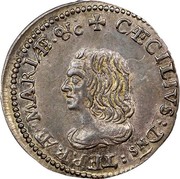 USA IV Pence (Groat) Lord Baltimore (1659) KM# 2 CAECILIVS : DNS : TERRAE - MARIAE ∙ &C coin obverse USA IV Pence (Groat) Lord Baltimore (1659) KM# 2 CAECILIVS : DNS : TERRAE - MARIAE ∙ &C coin obverse