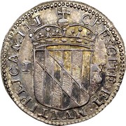 USA IV Pence (Groat) Lord Baltimore (1659) KM# 2 CRESCITE : ET : MVLTIPLICAMINI ∙ IV coin reverse