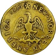 USA 1 Farthing New Yorke Token 1700 KM# Tn9 NEW YORKE IN AMERICA coin reverse USA 1 Farthing New Yorke Token 1700 KM# Tn9 NEW YORKE IN AMERICA coin reverse