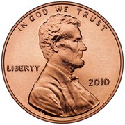 USA One Cent Lincoln 2010 Satin Finish KM# 468 IN GOD WE TRUST LIBERTY coin obverse USA One Cent Lincoln 2010 Satin Finish KM# 468 IN GOD WE TRUST LIBERTY coin obverse