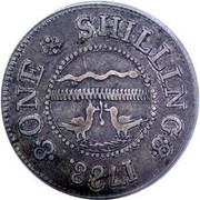 USA One Shilling Chalmers - Short Worm 1783 KM# Tn47.2 ONE SHILLING coin reverse USA One Shilling Chalmers - Short Worm 1783 KM# Tn47.2 ONE SHILLING coin reverse