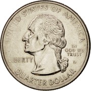 USA Quarter Dollar Georgia 1999 D KM# 296 UNITED STATES OF AMERICA LIBERTY IN GOD WE TRUST QUARTER DOLLAR coin obverse USA Quarter Dollar Georgia 1999 D KM# 296 UNITED STATES OF AMERICA LIBERTY IN GOD WE TRUST QUARTER DOLLAR coin obverse