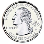 USA Quarter Dollar Kentucky 2001 D KM# 322 UNITED STATES OF AMERICA QUARTER DOLLAR LIBERTY IN GOD WE TRUST coin obverse USA Quarter Dollar Kentucky 2001 D KM# 322 UNITED STATES OF AMERICA QUARTER DOLLAR LIBERTY IN GOD WE TRUST coin obverse