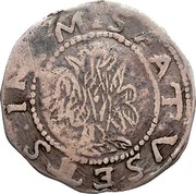 USA Shilling Willow tree 1652 KM# 6 IN MISAATUSSETS coin obverse USA Shilling Willow tree 1652 KM# 6 IN MISAATUSSETS coin obverse