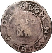 USA Shilling Willow tree 1652 KM# 6 D N DOM NEW N G A 1652 XII coin reverse USA Shilling Willow tree 1652 KM# 6 D N DOM NEW N G A 1652 XII coin reverse