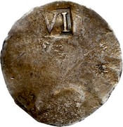USA VI Pence Sixpence (NE) (1652) KM# 2 VI coin reverse USA VI Pence Sixpence (NE) (1652) KM# 2 VI coin reverse