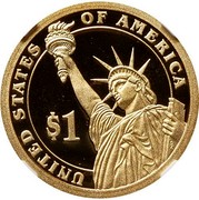 USA $1 James K. Polk 2009 D Satin Finish KM# 452 UNITED STATES OF AMERICA $1 coin reverse USA $1 James K. Polk 2009 D Satin Finish KM# 452 UNITED STATES OF AMERICA $1 coin reverse