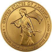 USA $10 Alice Paul 2012 W KM# 532 ∙ UNITED STATES OF AMERICA ∙ E PLURIBUS UNUM ∙ $10 ∙ 1/2 OZ. .9999 FINE GOLD VOTES FOR WOMEN coin reverse USA $10 Alice Paul 2012 W KM# 532 ∙ UNITED STATES OF AMERICA ∙ E PLURIBUS UNUM ∙ $10 ∙ 1/2 OZ. .9999 FINE GOLD VOTES FOR WOMEN coin reverse