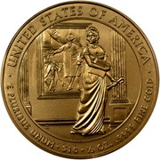 USA $10 Dolley Madison 2007 W KM# 410 ∙ UNITED STATES OF AMERICA ∙ E PLURIBUS UNUM ∙ $10 ∙ 1/2 OZ. .9999 FINE GOLD coin reverse USA $10 Dolley Madison 2007 W KM# 410 ∙ UNITED STATES OF AMERICA ∙ E PLURIBUS UNUM ∙ $10 ∙ 1/2 OZ. .9999 FINE GOLD coin reverse