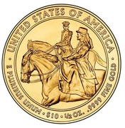 USA $10 Julia Grant 2011 W KM# 510 ∙ UNITED STATES OF AMERICA ∙ E PLURIBUS UNUM ∙ $10 ∙ 1/2 OZ. .9999 FINE GOLD coin reverse USA $10 Julia Grant 2011 W KM# 510 ∙ UNITED STATES OF AMERICA ∙ E PLURIBUS UNUM ∙ $10 ∙ 1/2 OZ. .9999 FINE GOLD coin reverse