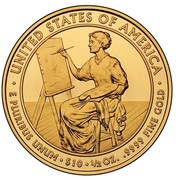 USA $10 Lucretia Garfield 2011 W KM# 512 ∙ UNITED STATES OF AMERICA ∙ E PLURIBUS UNUM ∙ $10 ∙ 1/2 OZ. .9999 FINE GOLD coin reverse USA $10 Lucretia Garfield 2011 W KM# 512 ∙ UNITED STATES OF AMERICA ∙ E PLURIBUS UNUM ∙ $10 ∙ 1/2 OZ. .9999 FINE GOLD coin reverse