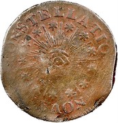 USA Cent 1786 KM# EA10 Nova Constellatio NOVA ∙ CONSTELLATIO ∙ coin obverse