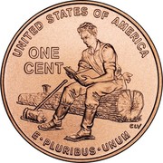 USA Cent Lincoln Bicentennial 2009 D KM# 442a UNITED STATES OF AMERICA ONE CENT E PLURIBUS UNUM coin reverse USA Cent Lincoln Bicentennial 2009 D KM# 442a UNITED STATES OF AMERICA ONE CENT E PLURIBUS UNUM coin reverse