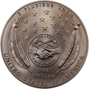 USA Dollar Lewis and Clark Corps of Discovery Bicentennial 2004 P KM# 363 E PLURIBUS UNUM UNITED STATES OF AMERICA ONE DOLLAR P PEACE AND FRIENDSHIP coin reverse USA Dollar Lewis and Clark Corps of Discovery Bicentennial 2004 P KM# 363 E PLURIBUS UNUM UNITED STATES OF AMERICA ONE DOLLAR P PEACE AND FRIENDSHIP coin reverse