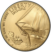 USA Five Dollars Star-Spangled Banner 2012 KM# 531 LIBERTY 1812-2012 IN GOD WE TRUST W coin obverse USA Five Dollars Star-Spangled Banner 2012 KM# 531 LIBERTY 1812-2012 IN GOD WE TRUST W coin obverse
